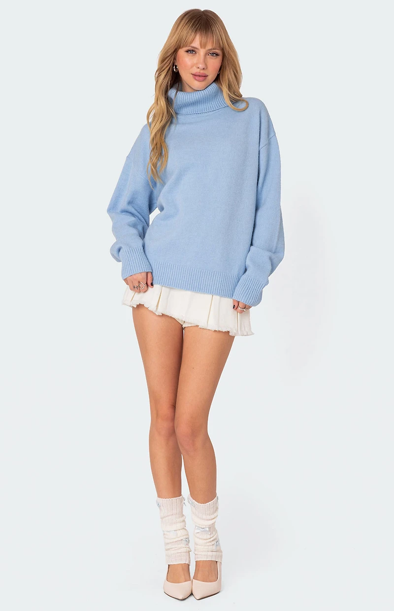 Edikted Isabelle Oversized Turtle Neck Sweater