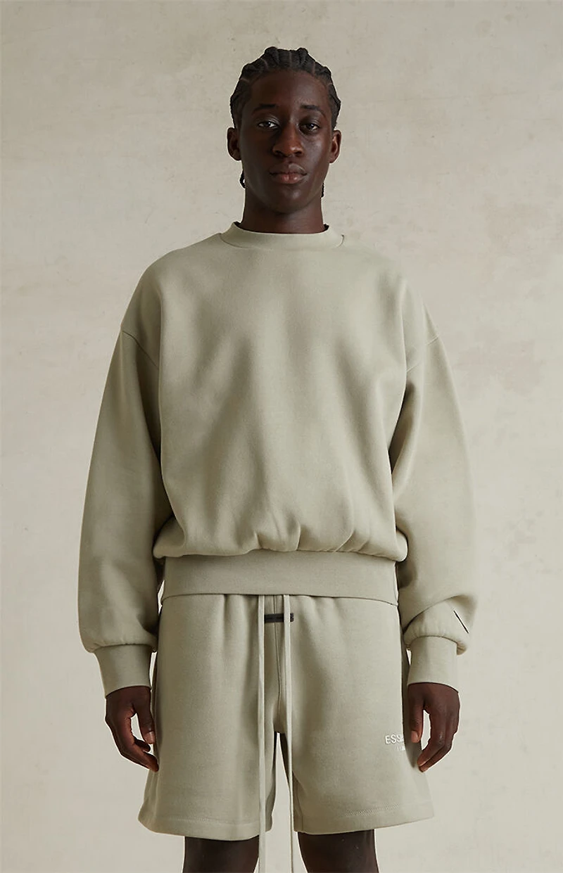 Fear of God ESSENTIALS Abbey Stone Classic Fleece Crew Neck Sweatshirt