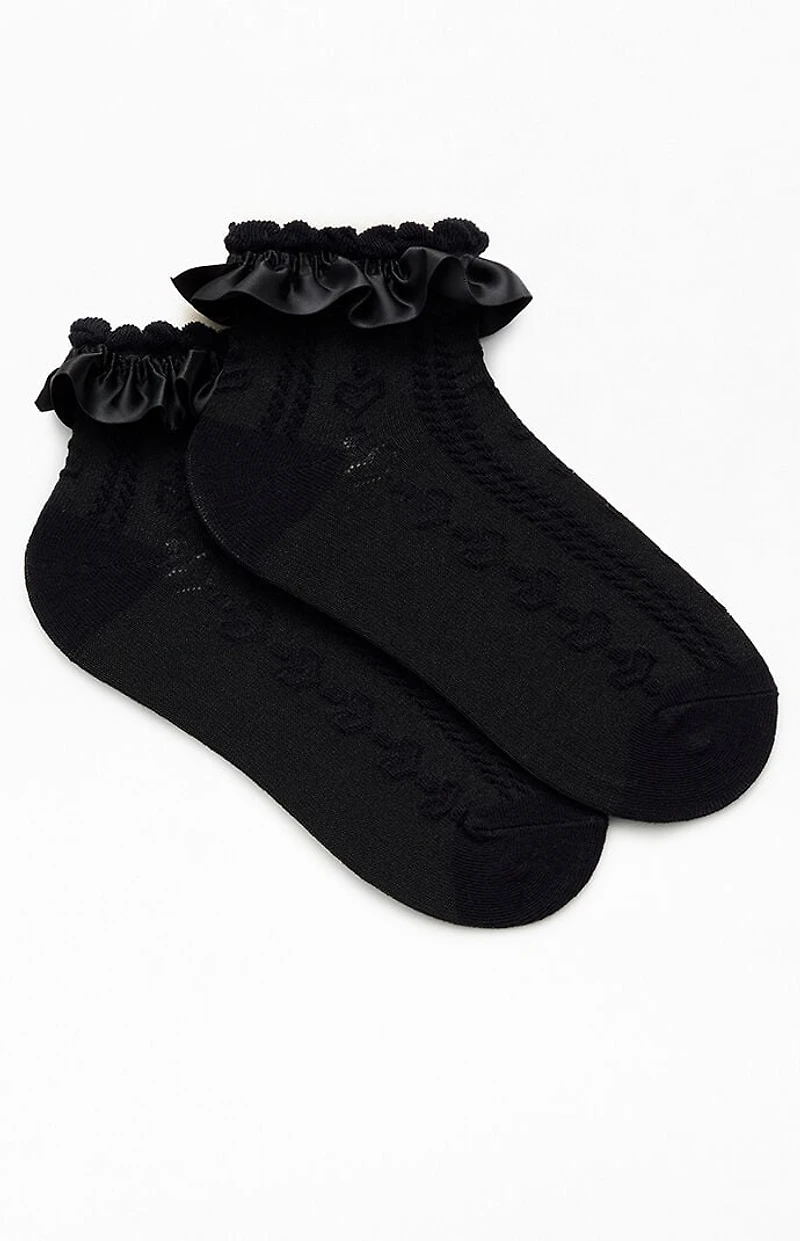 Pacsun Ruffle Ankle Socks