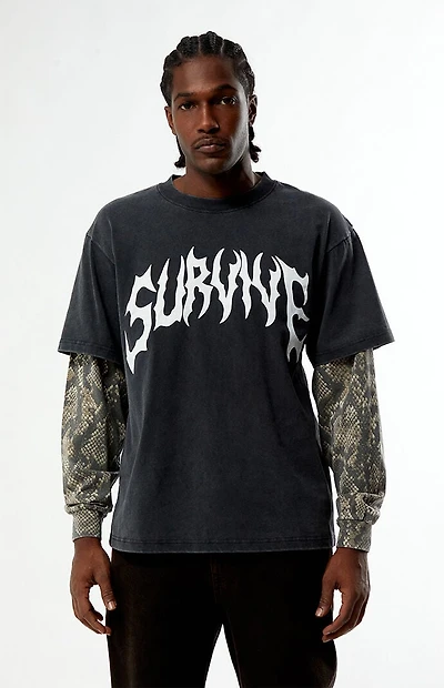 Pacsun Survive 2fer Long Sleeve T-Shirt