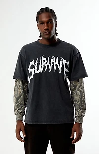 Pacsun Survive 2fer Long Sleeve T-Shirt
