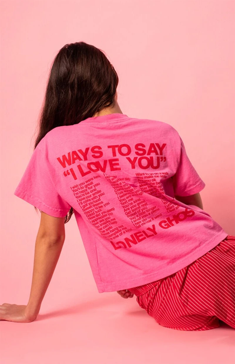 LONELY GHOST Ways To Say I Love You T-Shirt