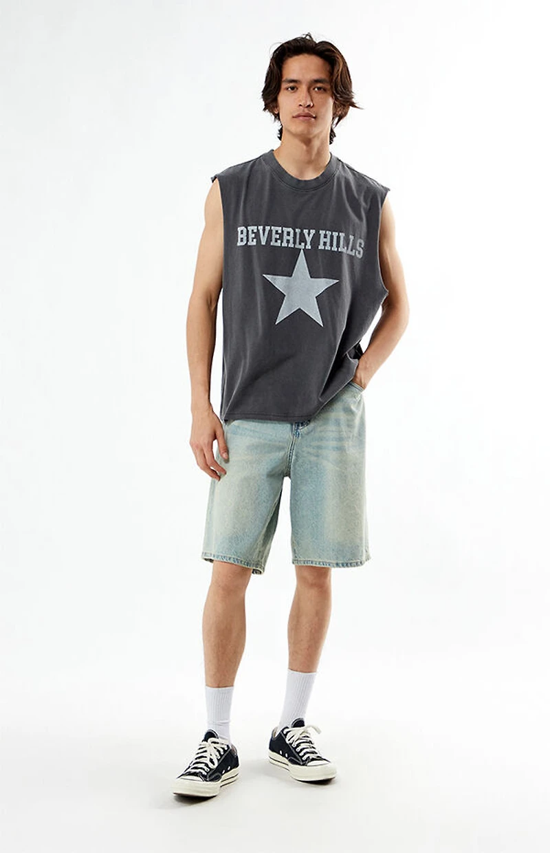 Pacsun Beverly Hills Star Muscle T-Shirt