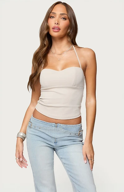Edikted Jesika Sweetheart Halter Top