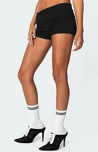 Edikted Meg Fold Over Shorts