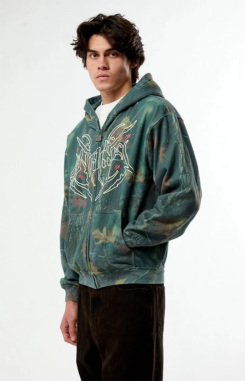 Nightlab Night Spider Camo Full Zip Hoodie