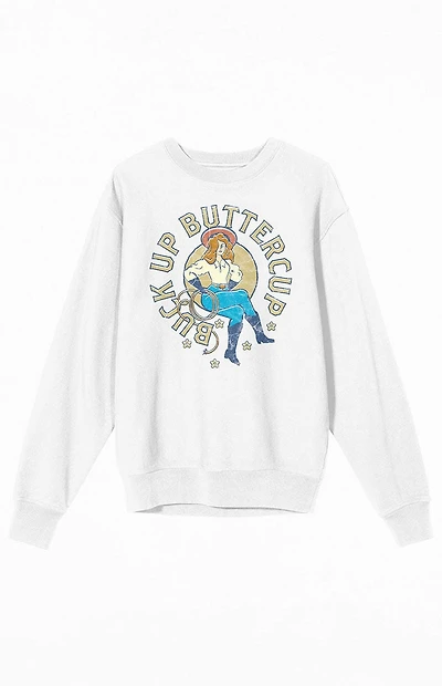 Western Cowgirl Buttercup Crew Neck Sweatshirt
