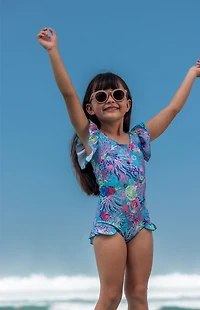 Boardies Kids Coral One Piece Swimsuit