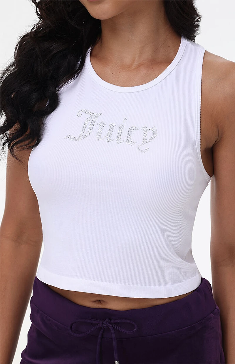 Juicy Couture Small Bling High Neck Crop Top