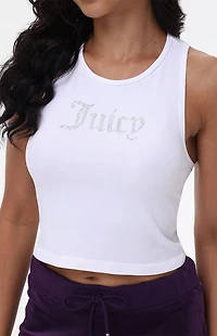 Juicy Couture Small Bling High Neck Crop Top