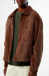 Pacsun Brown Corduroy Billie Gas Jacket