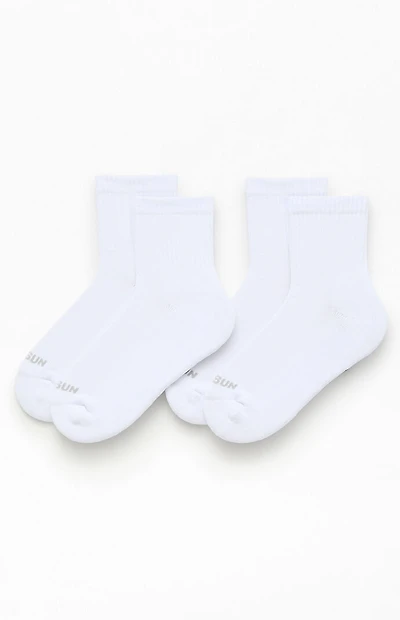 Pacsun 2 Pack Quarter Crew Socks
