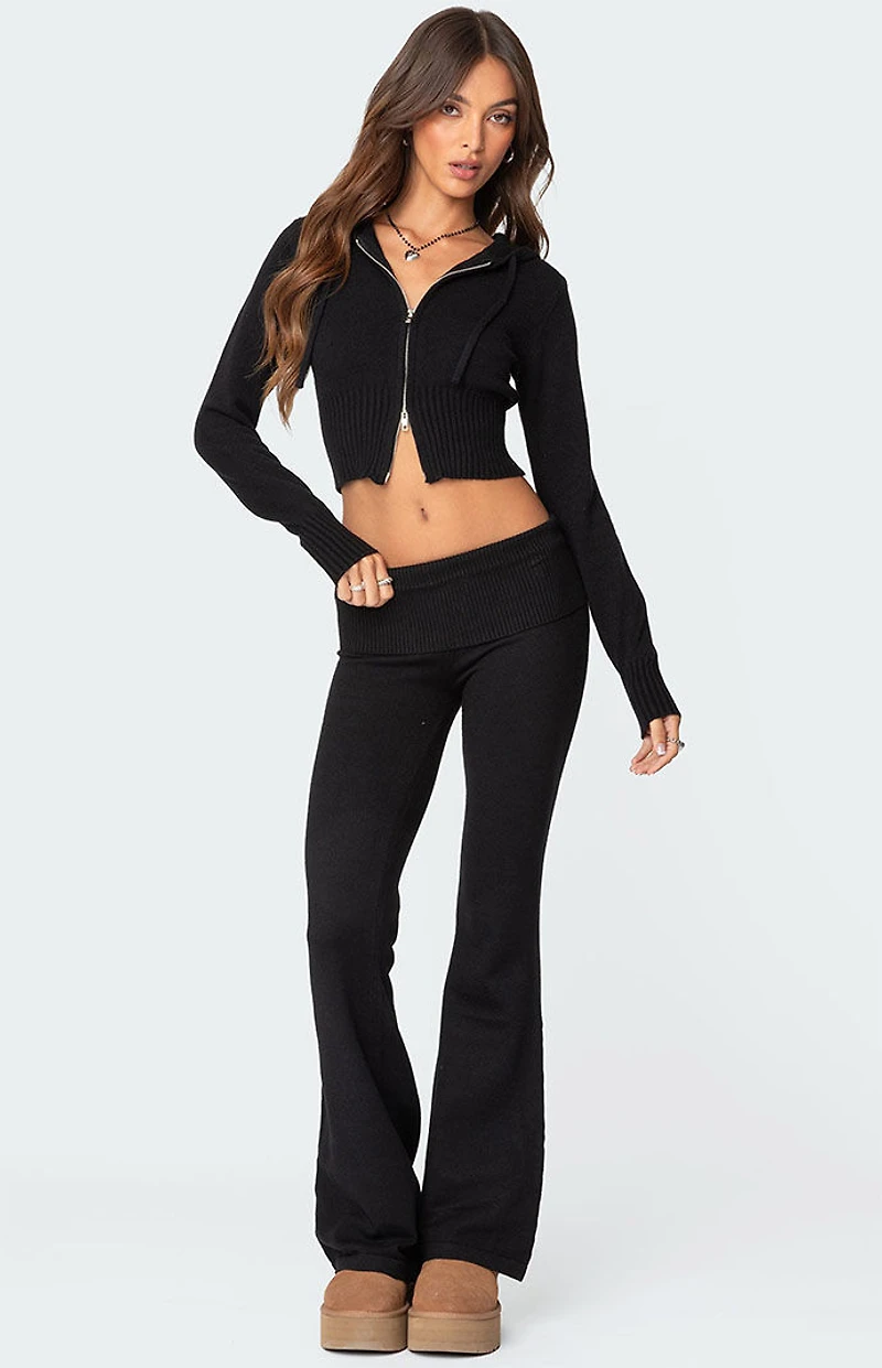 Edikted Desiree Knitted Hooded Cardigan