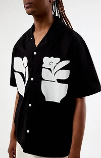 Pacsun Pebble Woven Camp Shirt