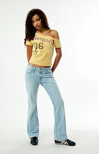 Levi's Light Blue All Alone Superlow Bootcut Jeans