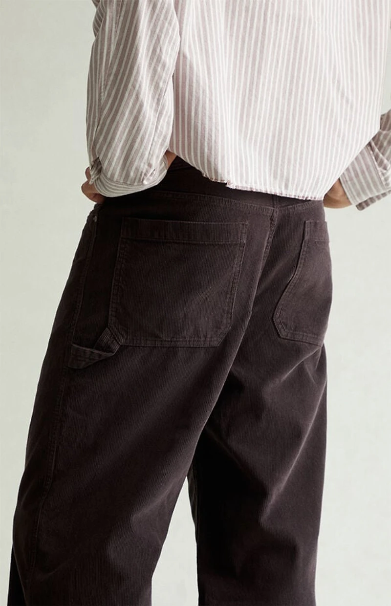 Pacsun Blake Extreme Baggy Pants Corduroy Carpenter Brown