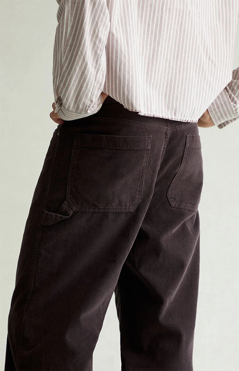 Pacsun Blake Extreme Baggy Pants Corduroy Carpenter Brown