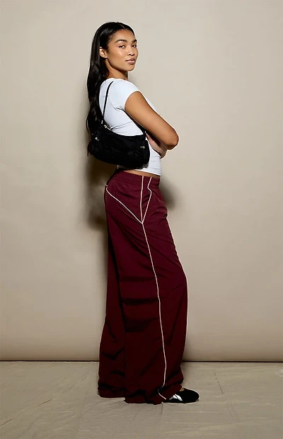 Pacsun Nylon Baggy Track Pants