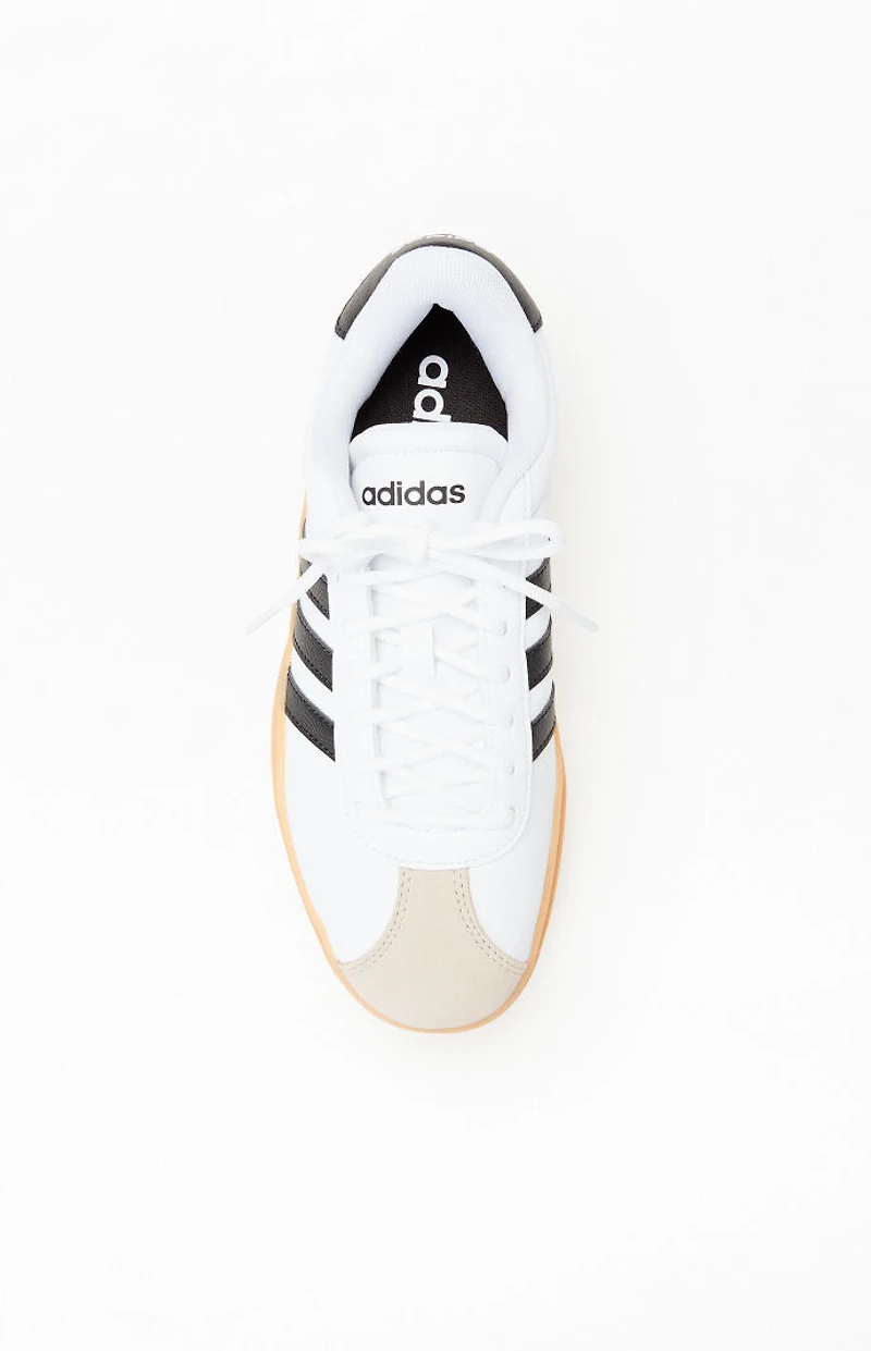 adidas Women's White VL Court Bold Sneakers