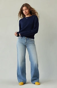 Pacsun Casey Low Rise Baggy Jeans Lighter Blue