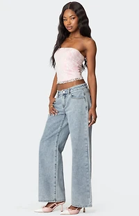 Edikted Allison Lace Tube Top