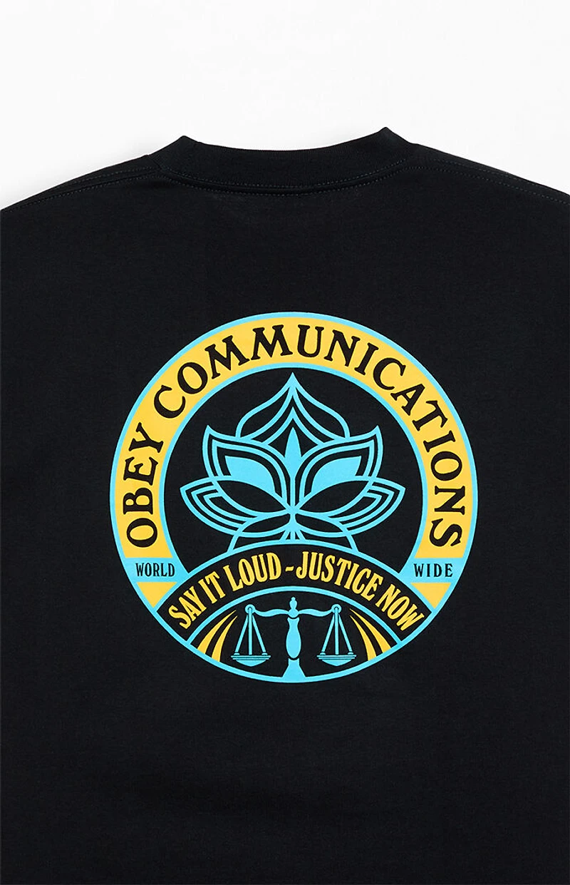 Obey Say It Loud Lotus T-Shirt