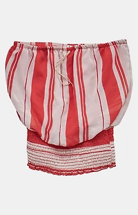 PS VINTAGE 2000s Striped Tube Top