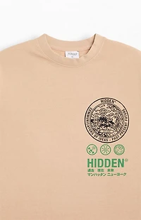Hidden NY Tan Peace Plate T-Shirt
