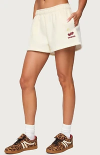Edikted Cherry Babe Sweat Shorts