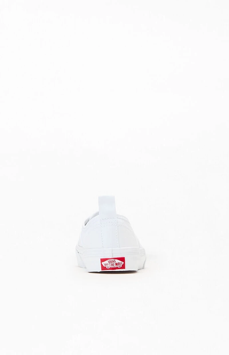 Vans Kids White Authentic Elastic Lace Shoes
