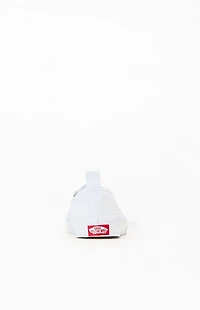 Vans Kids White Authentic Elastic Lace Shoes