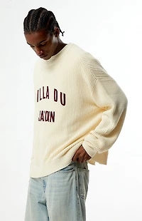 Pacsun Villa Du Jardin Ribbed Knit Crew Neck Sweater