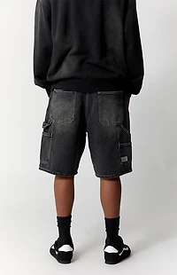 Pacsun Parker Baggy Jean Shorts Carpenter Black