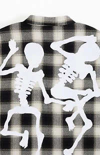 Awake NY End And Beginning Embroidered Flannel Shirt