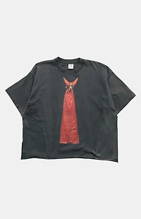 PS VINTAGE 90s William Wegman Devil Dog Cropped Graphic T-Shirt