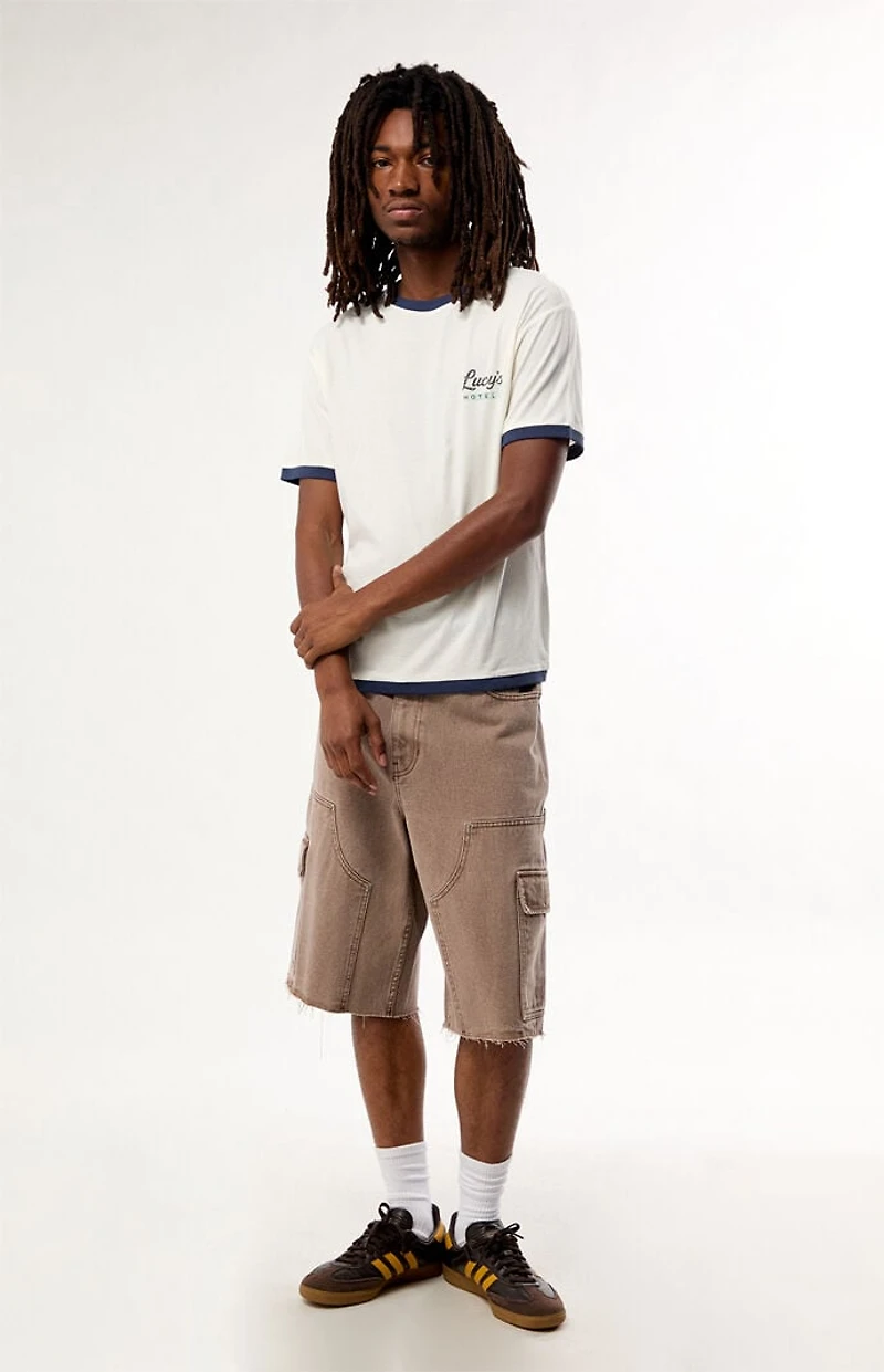 Pacsun Lucy's Motel Ringer T-Shirt