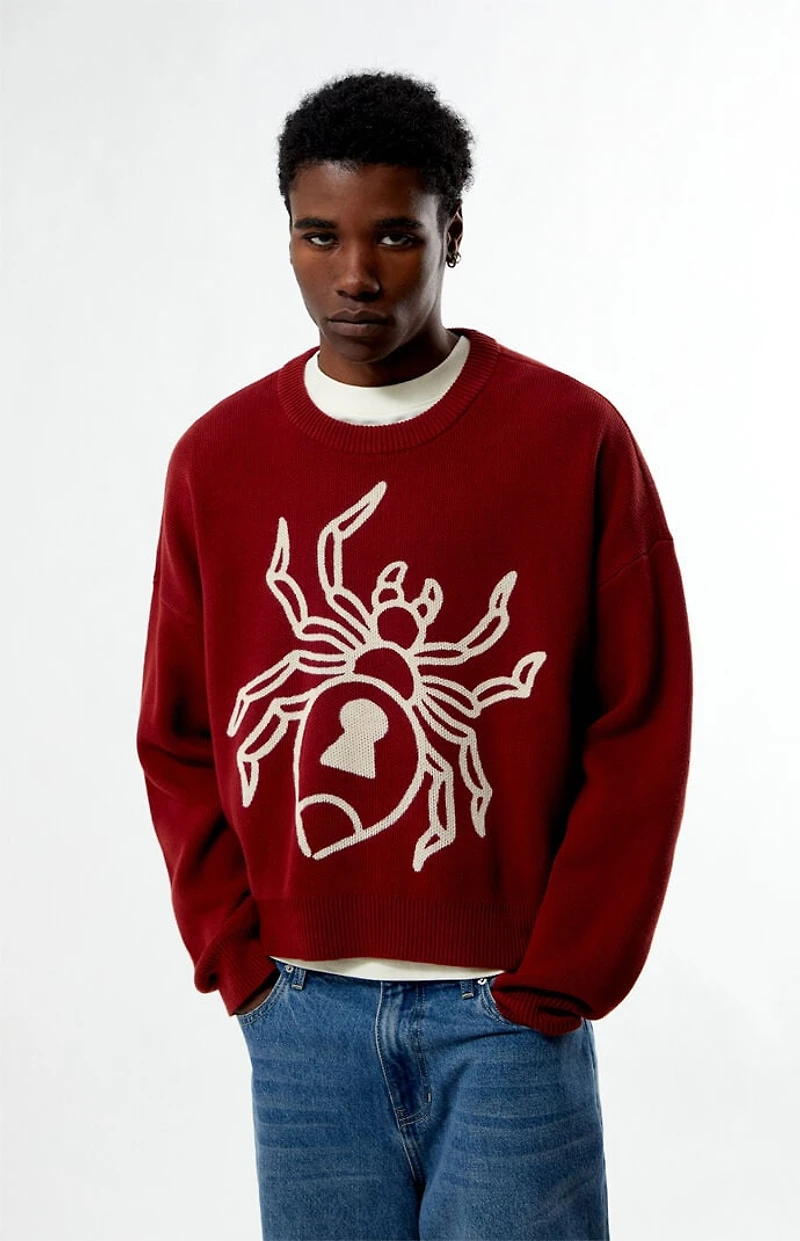 Pacsun Spider Crew Neck Sweater