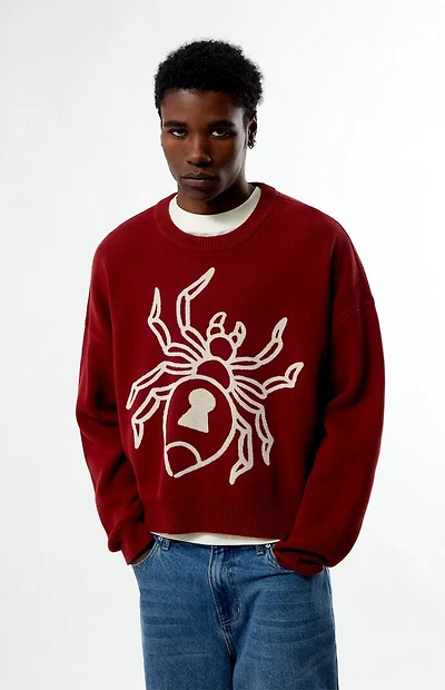 Pacsun Spider Crew Neck Sweater