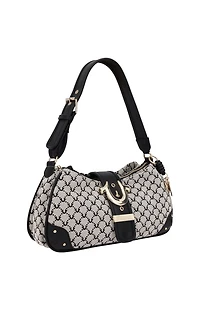 True Religion Signature Horseshoe Large Zip Top Bag