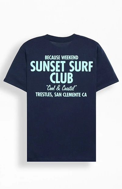 Because Weekend Sunset Surf Club T-Shirt