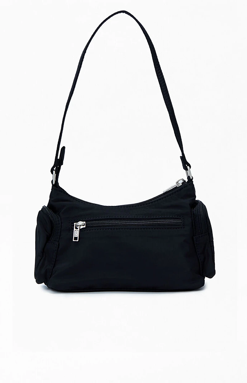 John Galt Black Shoulder Bag