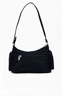 John Galt Black Shoulder Bag