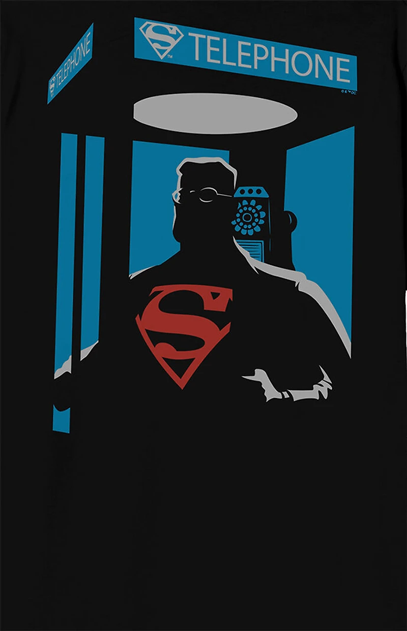 Superman Telephone Booth T-Shirt
