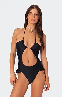 Edikted Nea Cut Out One Piece Swimsuit