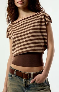 Your Favorite Eva Short Sleeve Sweater T-Shirt