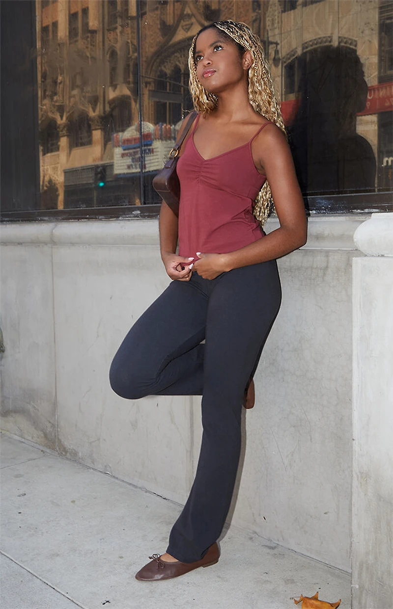 John Galt Burgundy Archie Tank Top