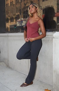 John Galt Burgundy Archie Tank Top