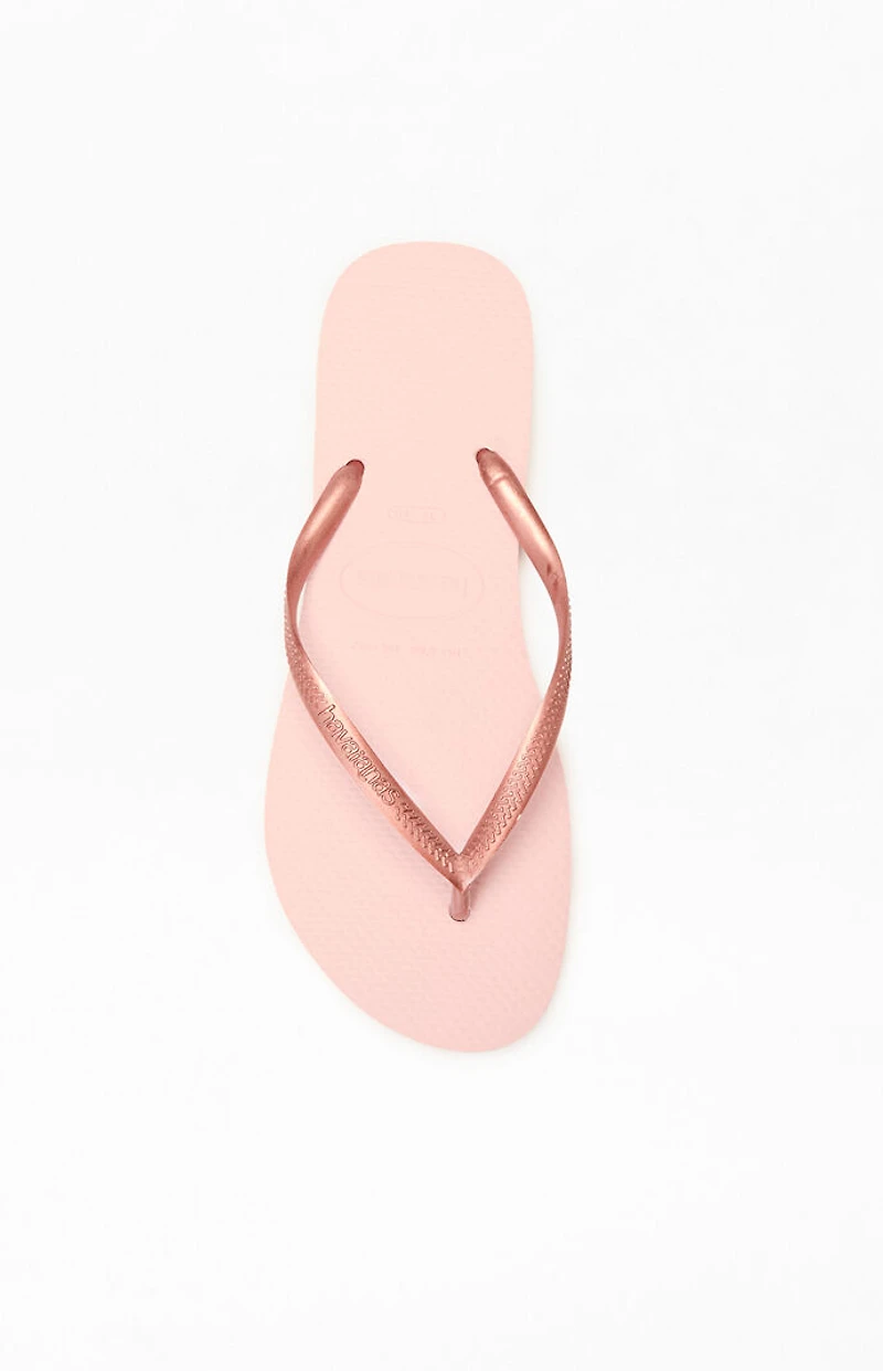 Havaianas Women's Pink Slim Flip Flop Sandals