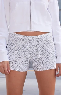 John Galt Floral Waffle Knit Emery Pajama Shorts