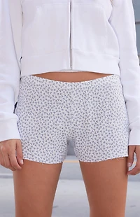 John Galt Floral Waffle Knit Emery Pajama Shorts
